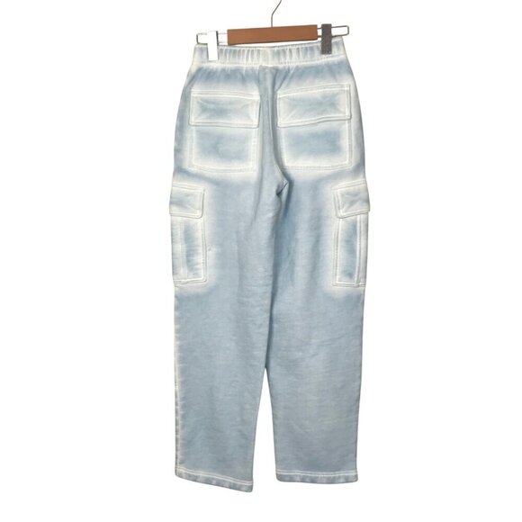 Tna Cozy Fleece Mega Cargo Oversized Cargo Sweatpants Size 2 X S - Picture 4 of 7